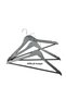 Wooden Clothes Hanger Black Color Shirt Hanger and Trouser Hanger (12 Pieces) - 2