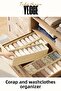 2 Pieces Drawer and Cabinet Organizer, Shelf Organizer, Foldable Sock and Underwear Organizer