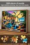2 Pieces 1000 Piece Puzzle - Galata Tower View and Tranquility in the Harbor Puzzle 68X48 cm - 5