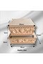 Wood - Raw Mdf - Patterned - Jewelry - Makeup - Accessory - Multi-Purpose - Standing - 2-Pack Decorative Box - 2