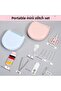Mini Sewing Kit Practical Portable Plastic Box Inside Emergency Repair and Sewing Supplies - 2