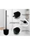 Stylish and Durable Metal Handle Black Toilet Brush – Hygienic Wc Cleaning Brush (34X7 cm |   1Pcs) - 4