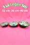 32 Cm-36 Cm-40 cm 3-Piece Enamel Basin Whisk and Mixing Bowl, Dough Basin, Fruit Bowl, Dowry, Gift, - 8