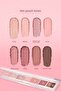 لوحة ظلال عيون مطفية ولامعة وملونة للغاية من All Take Mood Palette 007 Lets Go See Peach - 2