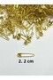 Gold Tiny Safety Pin / Gold Needle / Yellow Safety Pin / 1 Box (1728 Pcs) - 2