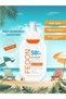 Spf 50 Factor Sunscreen 200 ml High Protection Vegan Anti-Blemish Water Resistant Vitamin B Collagen - 3