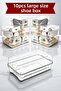 10 Pieces Large Size Women's and Men's Shoe Box Sterile Shoe Storage Organizer Organizer