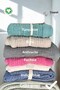 Muslin Tv Blanket Tasseled Green
