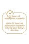 Organic Cotton Velcro Diapers Single Pack Size 1 Newborn 64 Pieces - 8