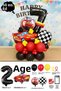 Cars / Cars / Lightning Mcqueen 2 Years Old Birthday Black Number Balloon Concept Balloon Set