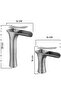 Waterfall Long White Gold Basin Faucet - 2