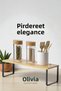 Bamboo Cabinet Shelf Organizer Plate Cup Rack Multi-Purpose Organizer