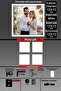 4 قطع إطار 10X10 - إطار شرائح رفيع - إطار أبيض - إطار مربع - إطار صورة
