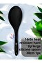 Ivory Heat Resistant Silicone Colander Ladle Spatula Spoon Set (30-28-22-20 cm) 6 Pieces - 2