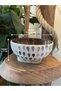 2 Pieces of Mother of Pearl Coated Handmade Coconut Bowl and Bowl Pad - Coconut Bowl - Snack Bowl - 3