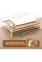 Tuva Two Layers Shelf Horizontal Form Simple Modern Magazine Book File Tabletop Organizer Organizer (30X25Cm) - 2