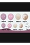 Retro Powder Pink Rosegold Chrome Birthday Promise Engagement Balloon Chain 100Pcs - 2