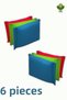 6 Pieces Honeycomb Textured Dish Sponge Magic Practical Sponge - 3
