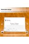 Tuva - Elegant and Stylish Plexiglass Business Card Holder |   Office Table Top Premium Elite Organizer - 2