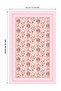 Love Bloom Heart Pink Flowers Design Tablecloth - 130X204Cm - 2