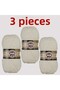 Star Lurex Metallic Silvery Beige Hand Knitting Yarn 005A 3 Pcs 100g - 5