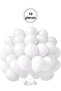 White Balloons 10 Pieces Pastel Color Birthday Party and Organization Decoration Set