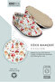 ,Non-Slip Sole,Organic Cotton Home Nursery Booties,Toddler Garden Patterned Booties - 3