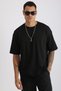 100% Cotton Overfit Men's Basic T-Shirt, Men's Plain T-Shirt