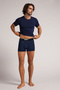 Men'S, Cotton Boxer with Special Separator, Protection with Separator for Moving Men, Navy Blue - 4