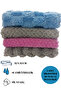 (2 Pieces) Microfiber Soft Textured Magic Kitchen Cloth 32:32 cm