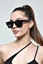 Sour Unisex Square Sunglasses Black Brown White Set of 3 - 2