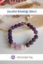 Elegance Bracelet (Purple) Kunzite -Certified- Amethyst Natural Stone - 4