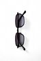 نظارة شمسية مستطيلة للجنسين LUXEN Edge، بحماية UV400، بأذرع معدنية - POPULAR / REN EYEWEAR