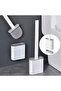 Adhesive Wall Mounted Silicone Toilet Brush - Bendable Silicone Wc Toilet Bowl Brush - 2