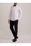 Groom's Shirt Slim Fit White Ancestor Collar Sleeve Button Bow Tie Gift Shiny White Groom's Shirt - 3