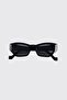 Paris Black Cat Eye Women's Sunglasses – Uv400 Protection - 4