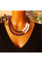 Purple Agate Ceyt 2 Row Fertility and Evil Eye Protection Necklace - 6