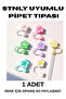 1Pc 10mm Stnly Quencher Compatible Pipette Cap Cover Shaped Pipette Head Silicone Cover for Dust - 6