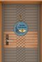 1Modern Wooden Digital Print Blue Welcome Ya City of Ramadan Door Ornament - 2