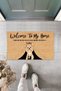1Decorative Digital Print - Welcome Poodle Doge Door Mat - Indoor and Outdoor Doormat