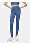 Basic Slim Blue Leggings - 2