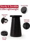 Portable Retractable Folding Stool Collapsible Telescopic Safety Stool Sturdy Lightweight 330Lbs - 5
