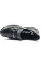 Dugu Genuine Leather Orthopedic Casual Women's Ballerina Shoes Black - 5