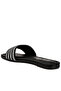Women Striped Slip On Flats in Black - 3