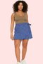 Women's Fashion Floral Print Shorts Skirt Zipper Straight Fit Plus Size Summer Casual Combinations - 5