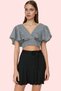 Girls' Leopard Print High Waist Mini Shorts Skirt Knitted Fabric Casual Summer Durable Material