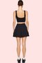 Women's Fashion Shorts Skirt Wide Leg Pleated Woven Casual Weekend Summer Shorts with Belt - 4
