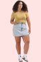Women's Fashion Denim Shorts Skirt High Waist Wide Leg Cotton Casual Combinations Summer Shorts - 3