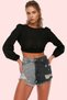 Women's Fashion Denim Shorts Regular Waist Pipe Leg Cotton Summer Beach Daily Use Summer Shorts