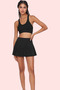 Women's Fashion Sports Shorts Skirt Knitted Fabric Color High Waist Kisa Length Summer Shorts Daily Use